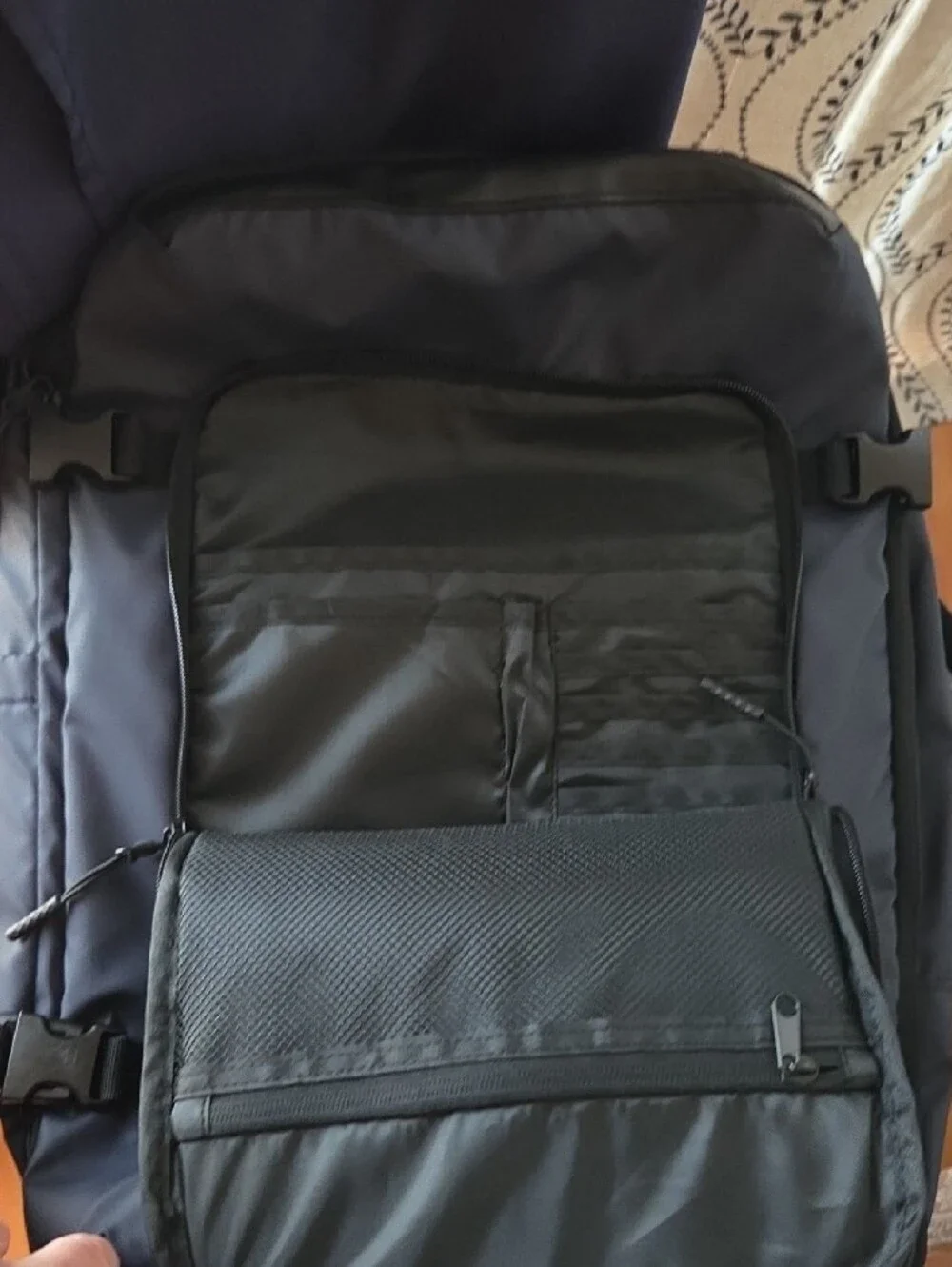 Navy Men's Backpack - Stylish Everyday Bag